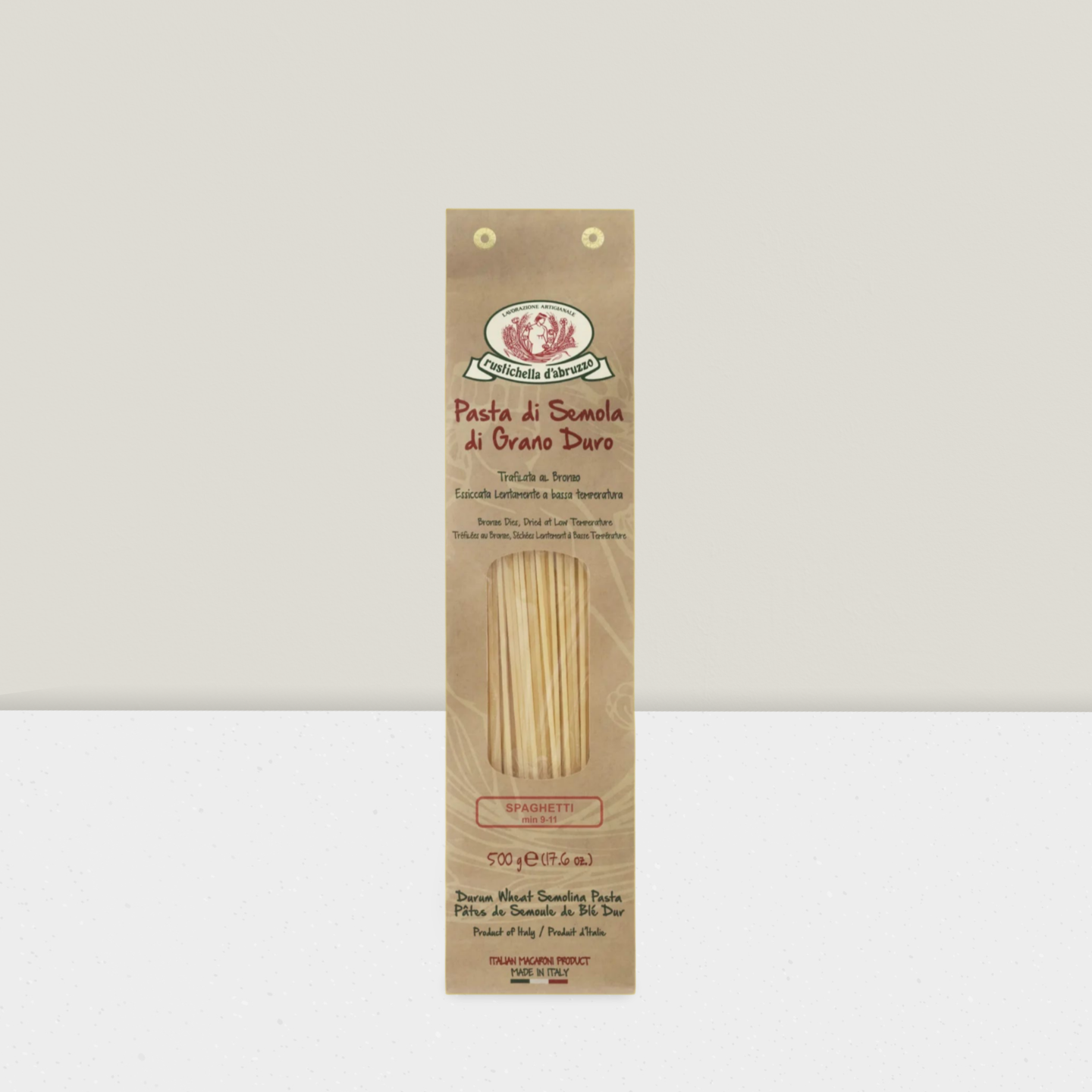 Beautifully packaged Italian spaghetti 500g