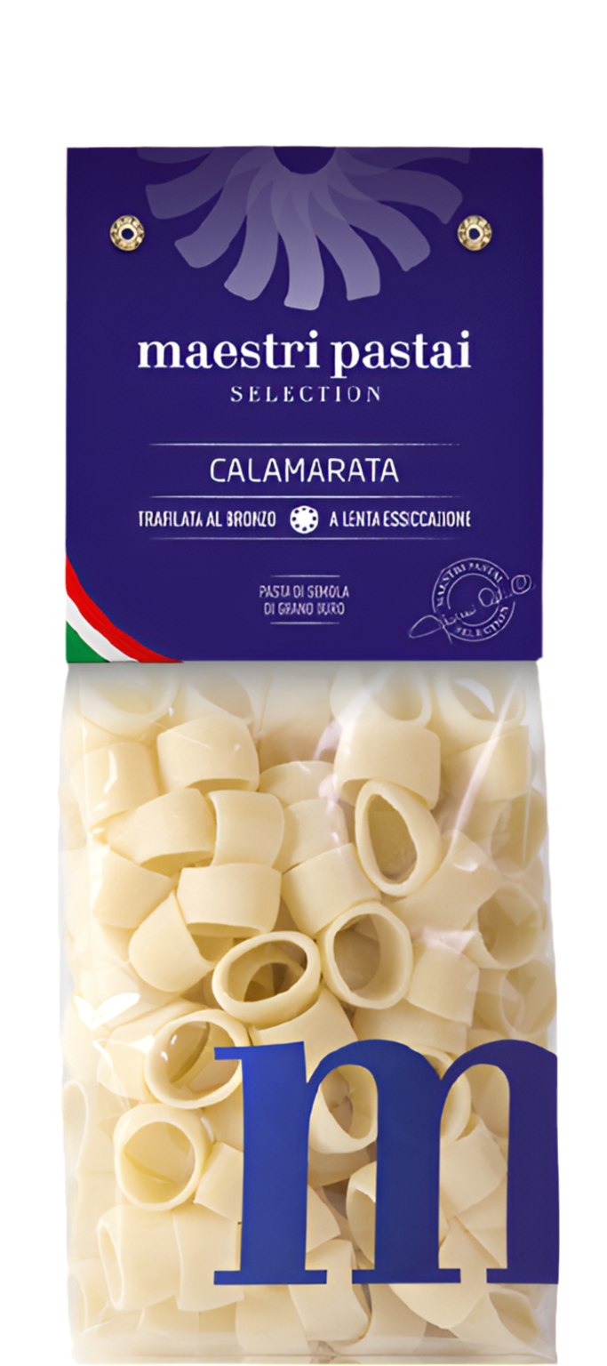 Maestri Pastai Calamarata 500g - Premium Italian Pasta Inspired by Calamari Rings