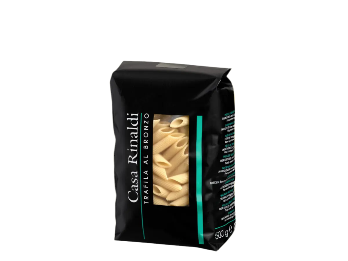 Casa Rinaldi Bronze Drawn Penne Rigate 500g - Artisanal Italian Pasta