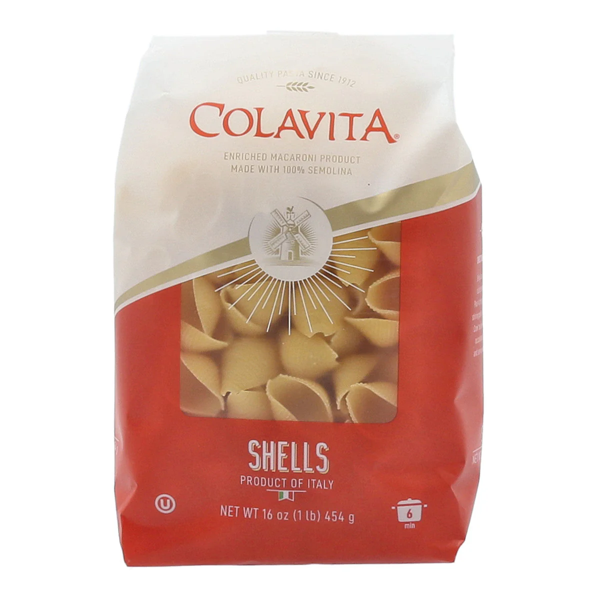 Colavita Tofe Pasta 500g – Bronze Cut Shells from Molise