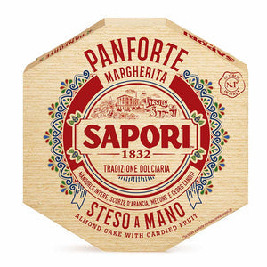 Sapori Panforte Margherita – 320 g Traditional Tuscan Fruit & Nut Cake