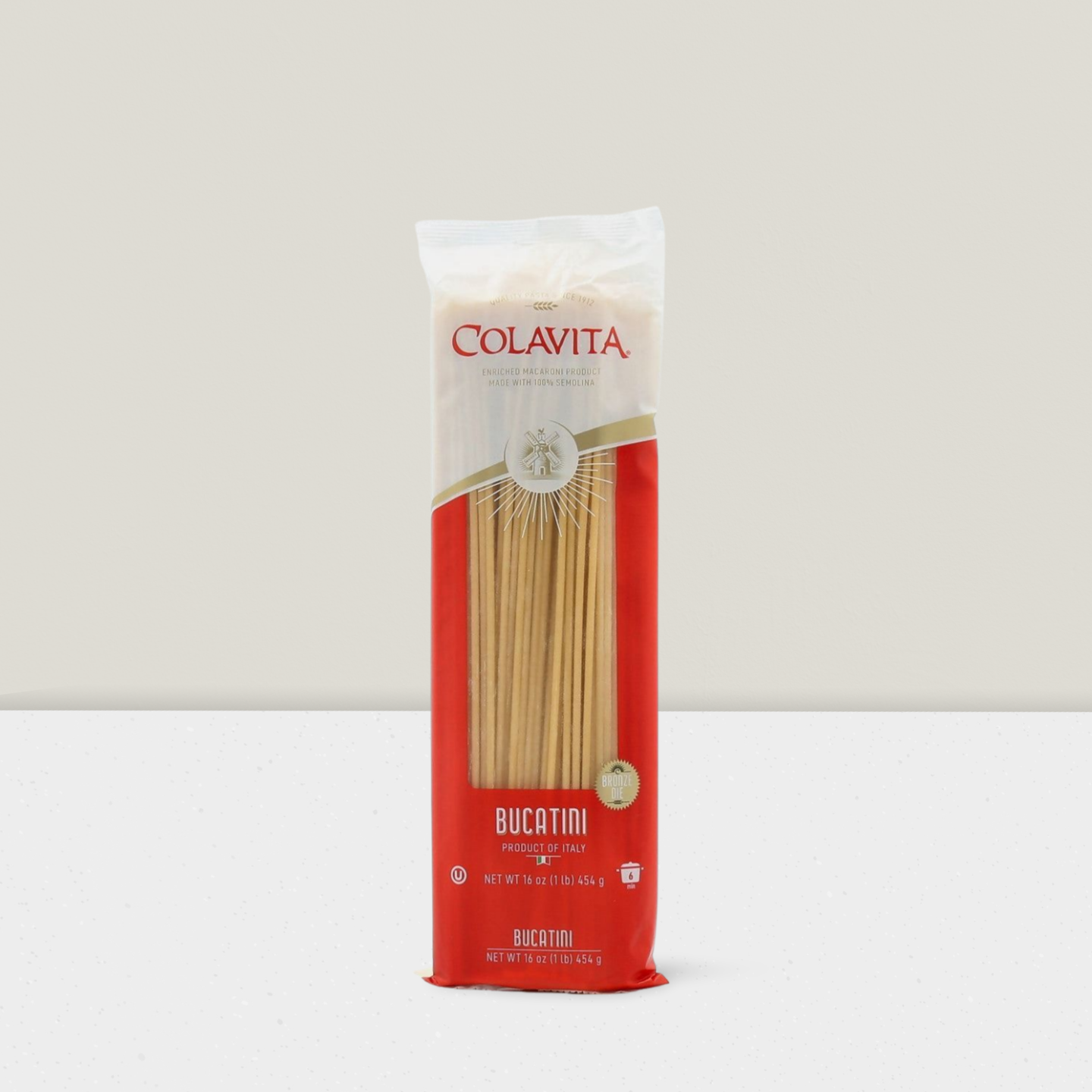 colavita bucatini pasta 500g pack