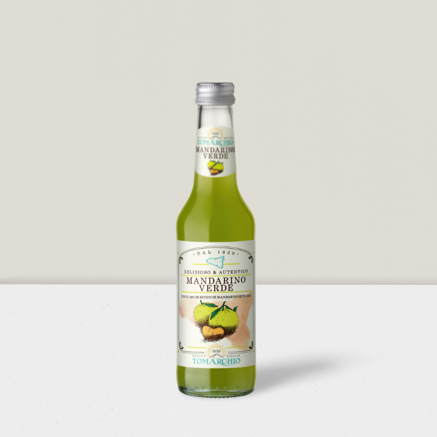 Tomarchio Mandarino Verde – 4 x 275ml Sicilian Green Mandarin Soda