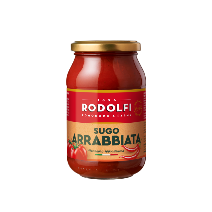 Rodolfi Sugo all’Arrabbiata – 680g Italian Spicy Tomato Sauce