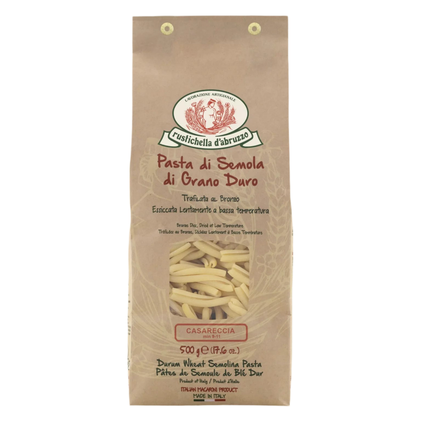 Rustichella d’Abruzzo Casareccia 500g- Bronze Cut Artisan Italian Pasta