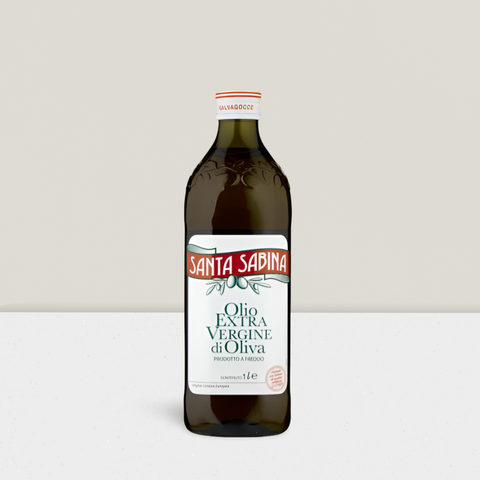 Italian Extra Virgin Olive oil in dark glass bottle