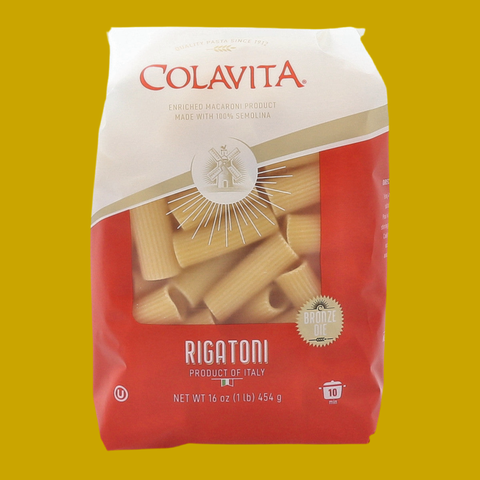 Colavita Rigatoni 500g Bronze Cut Italian Tube Pasta