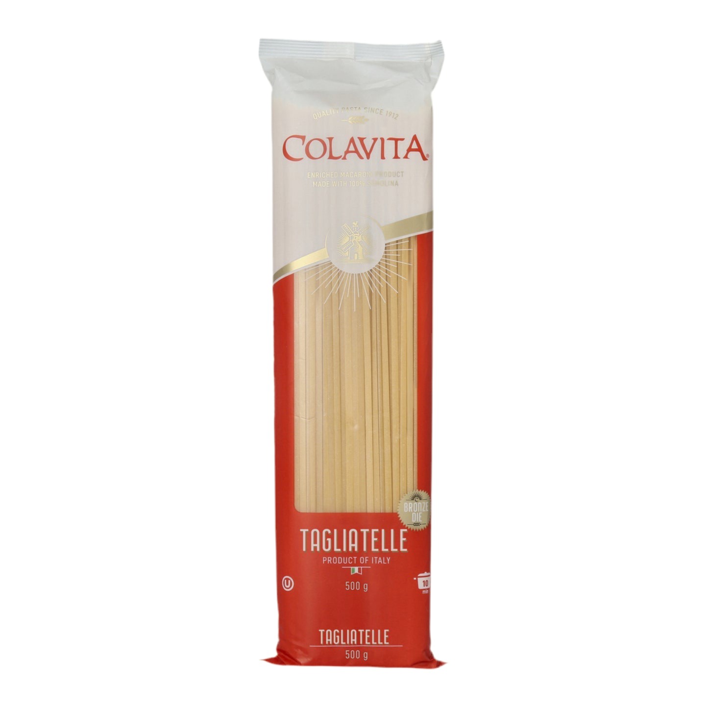 Colavita Tagliatelle 500g- Flat Ribbon Bronze Cut Italian Pasta