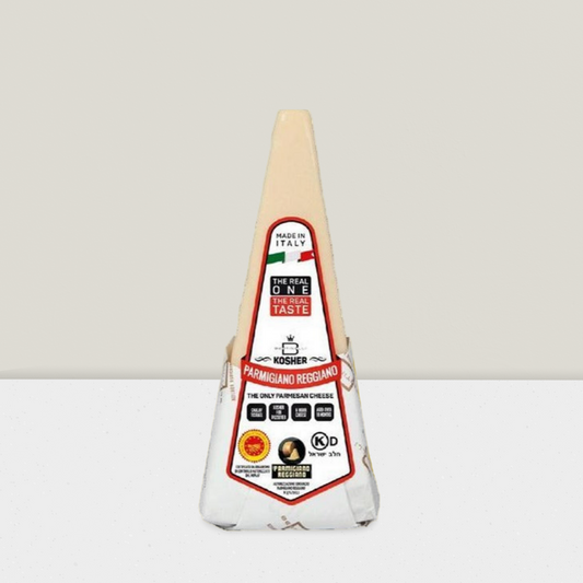 Kosher Italian Parmesan cheese in a 250g wedge