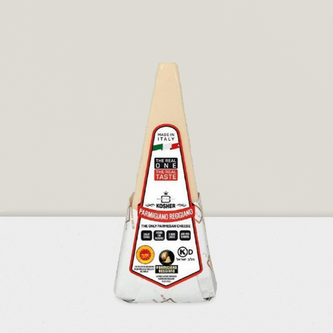 Kosher Italian Parmesan cheese in a 250g wedge