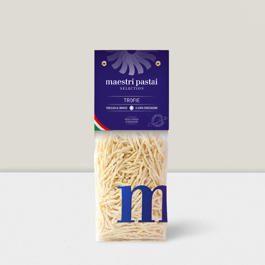 Arisanal Italian pasta trofie from Maestri Pastai
