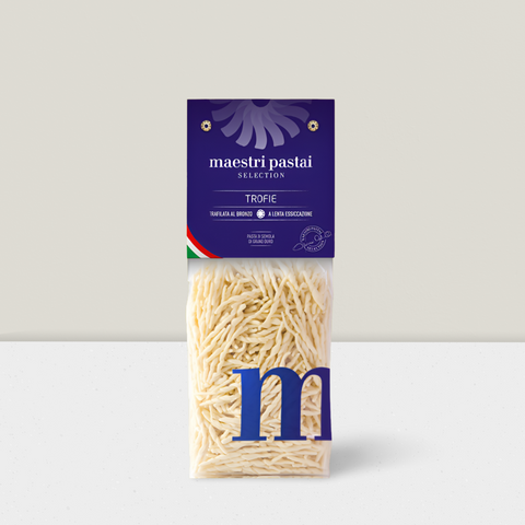 Arisanal Italian pasta trofie from Maestri Pastai