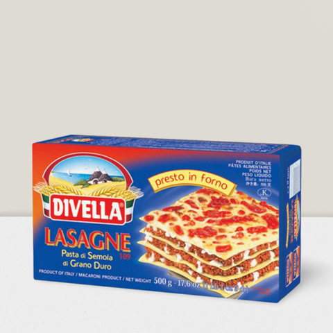 Lasagna sheets from the Divella brand that is Kosher