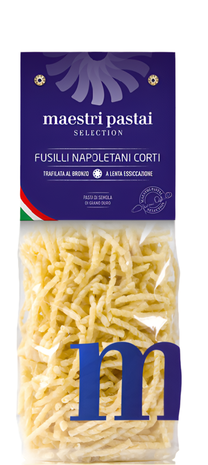 Maestri Pastai Fusilli Napoletani Corti 500g - Short Neapolitan Spiral Pasta