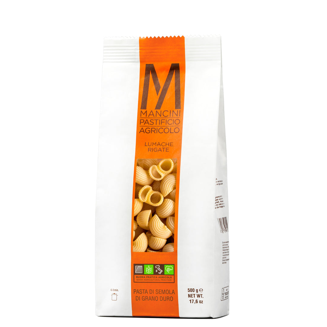 Mancini Lumache Rigate Pasta 500g
