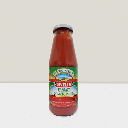 Divella tomato puree or passata available from The Online Italian