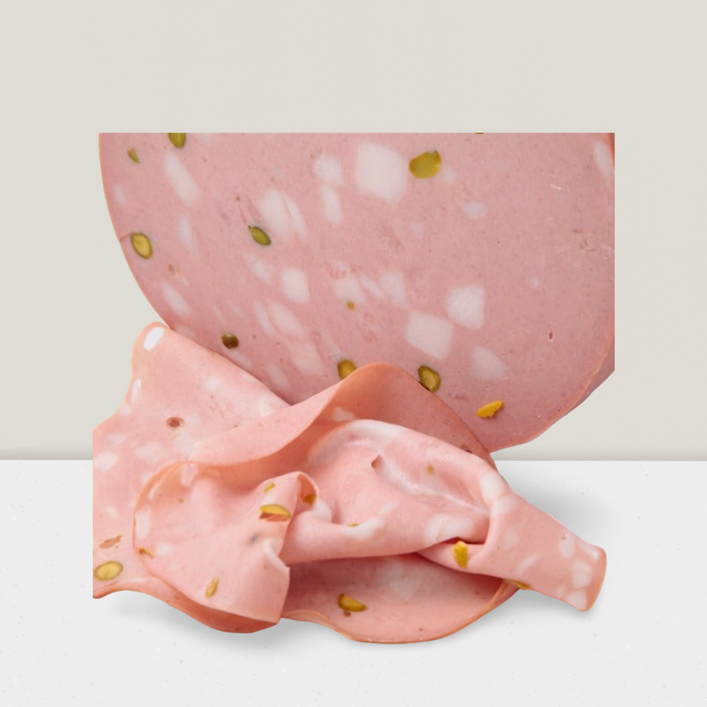 slices of Italian Mortadella imported and available online