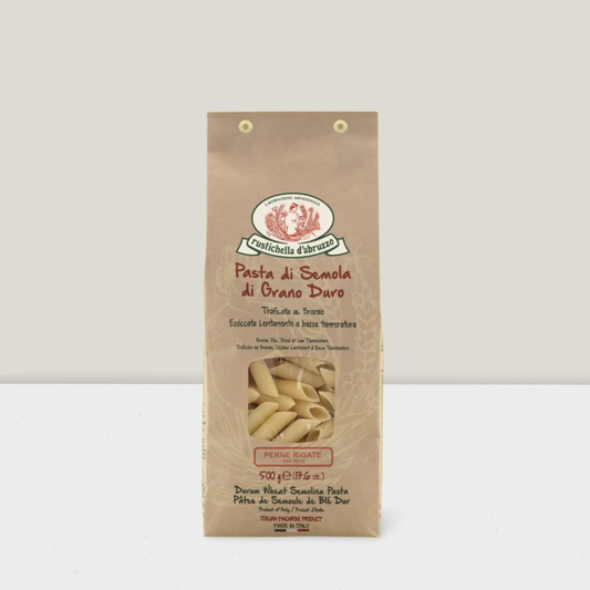 Bronze cut Italian penne pasta available online