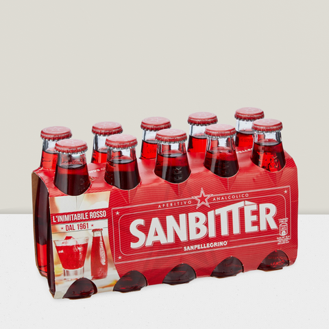 Delicious bitter Italian sparkling drink by Sanpellegrino 10pack