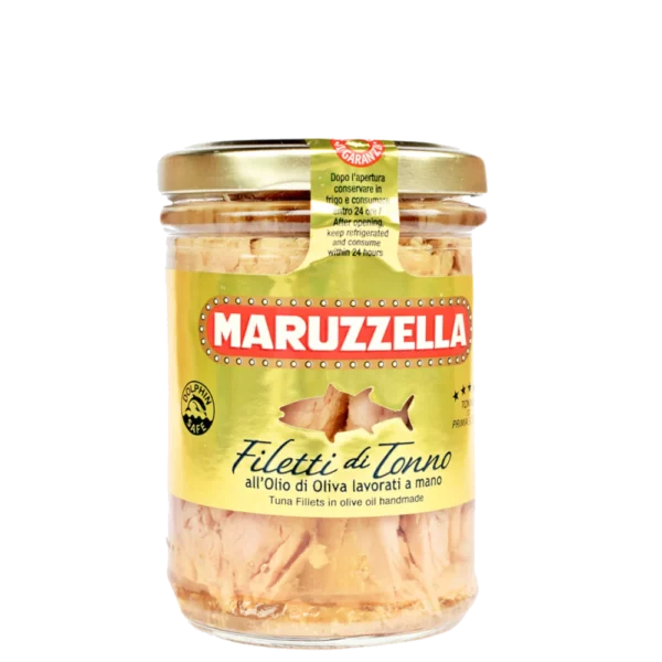 Maruzzella Tuna Fillets in Olive Oil 185g – Premium Italian Tuna