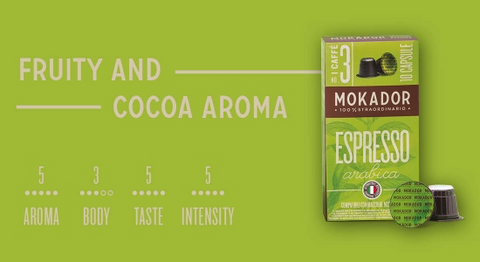Mokador Nespresso compatible pods 10"s 100% Arabica