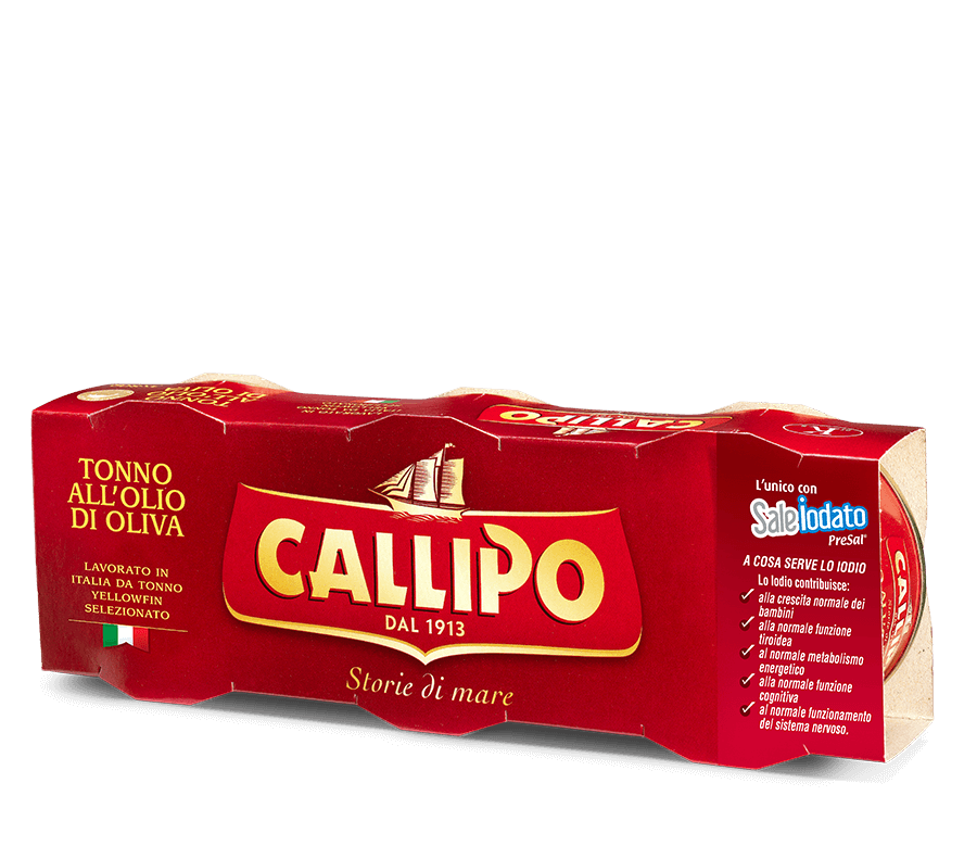 Callipo Tuna 3 x 80g– Premium Italian Yellowfin Tuna